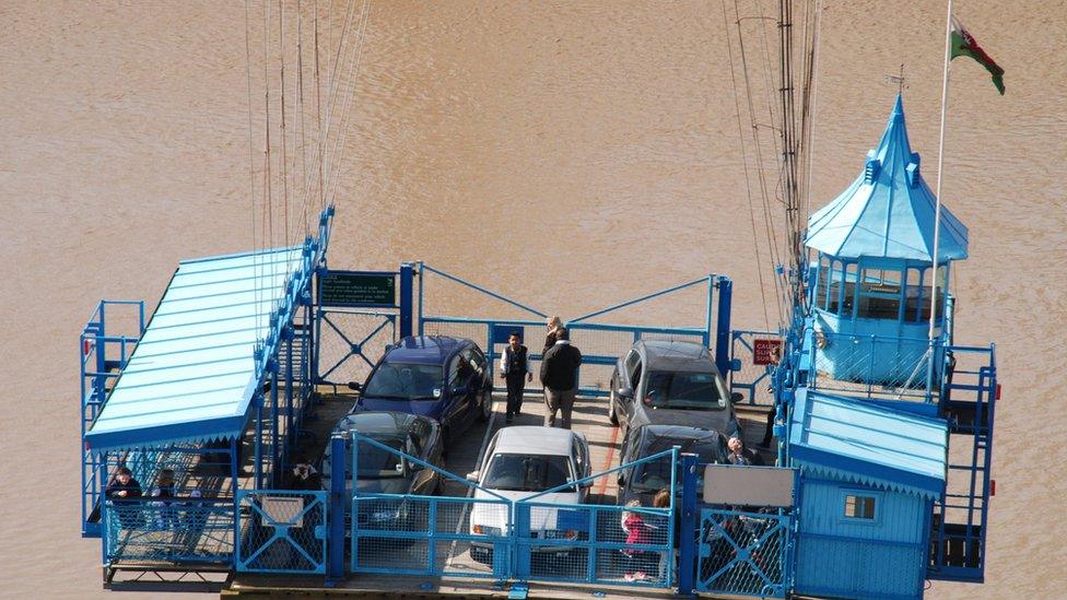 Newport Transport Bridge gondola