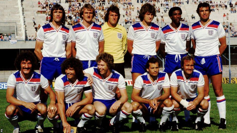 England Football Team 1980