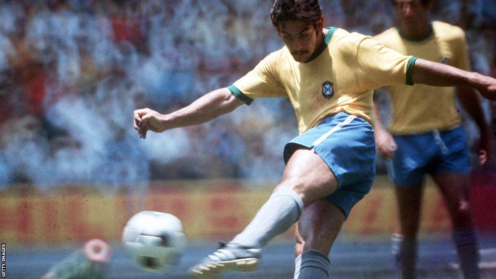 Brazil's Rivelino in 1970