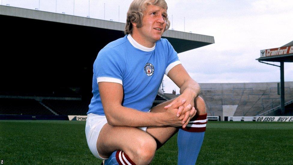 Manchester City's Francis Lee in 1972