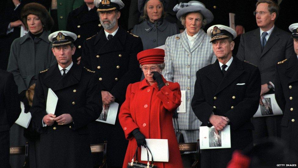 The decommissioning of Britannia in 1997