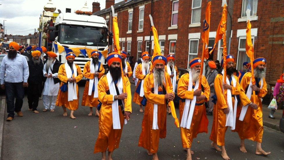 Thousands take part in Derby's celebrations for Sikh festival Vaisakhi