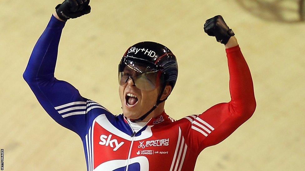 Chris Hoy won his 10th world title at the 2010 World Championships in Denmark.