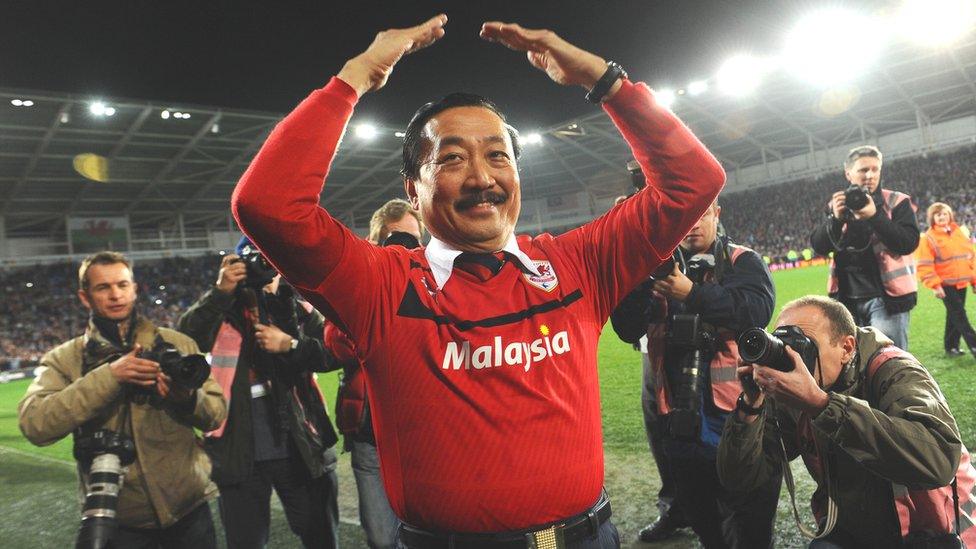 Vincent Tan celebrates