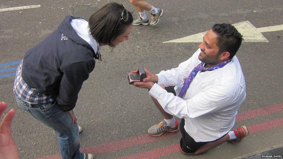 Marathon proposal. Photo: Sharan Dhesi