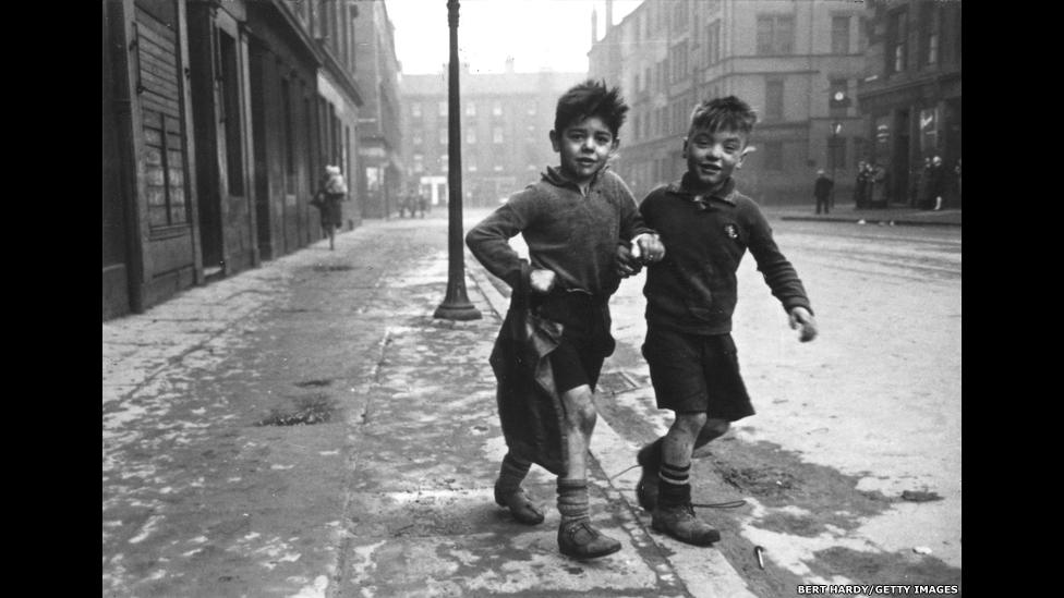 Gorbals Boys, Glasgow, Europe’s worst slum, 1948