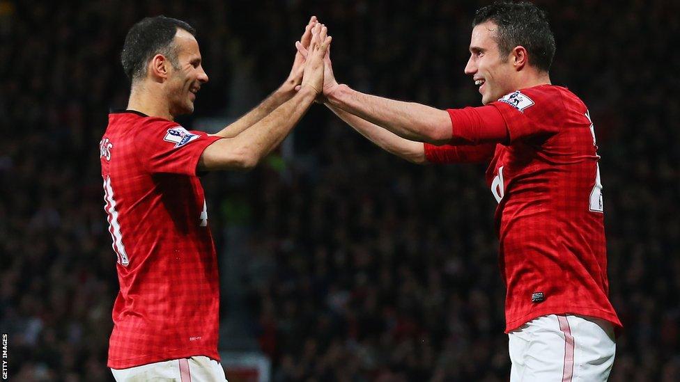 Ryan Giggs and Robin van Persie