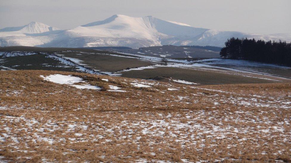 Peaks in the Brecon Beacons