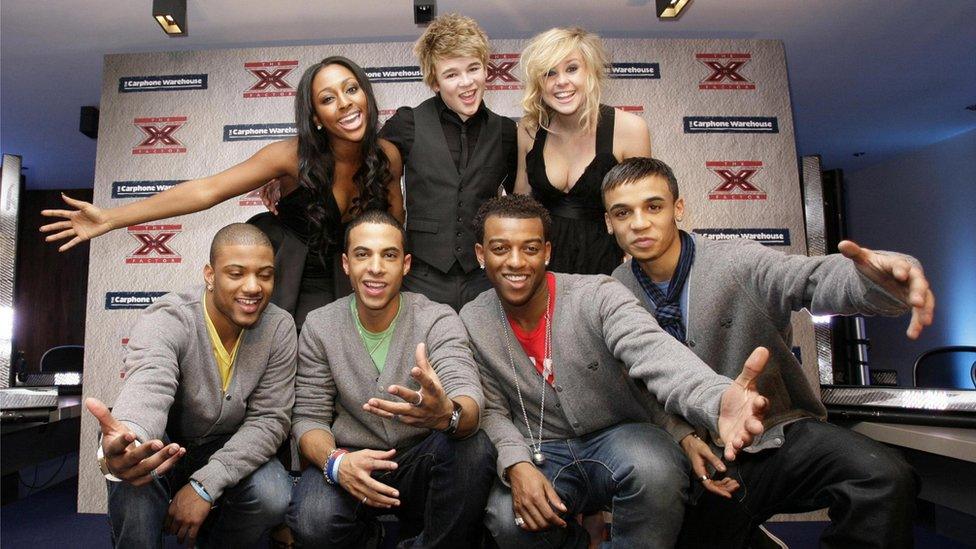 Alexandra Burke, JLS, Eoghan Quigg and Diana Vickers