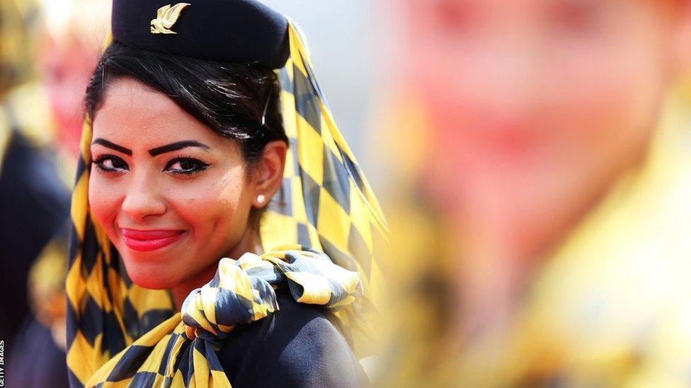 Gulf Air flight attendant