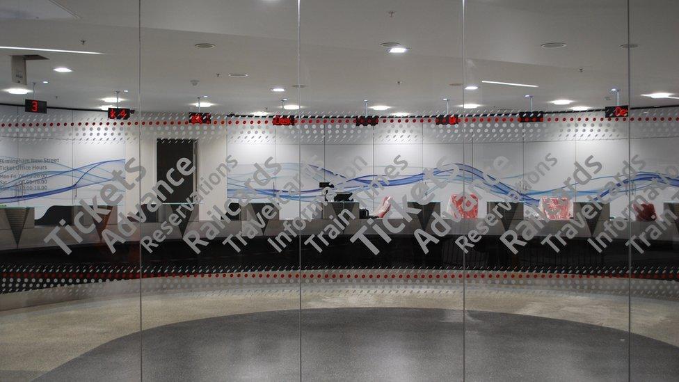 New ticket office at New Street station