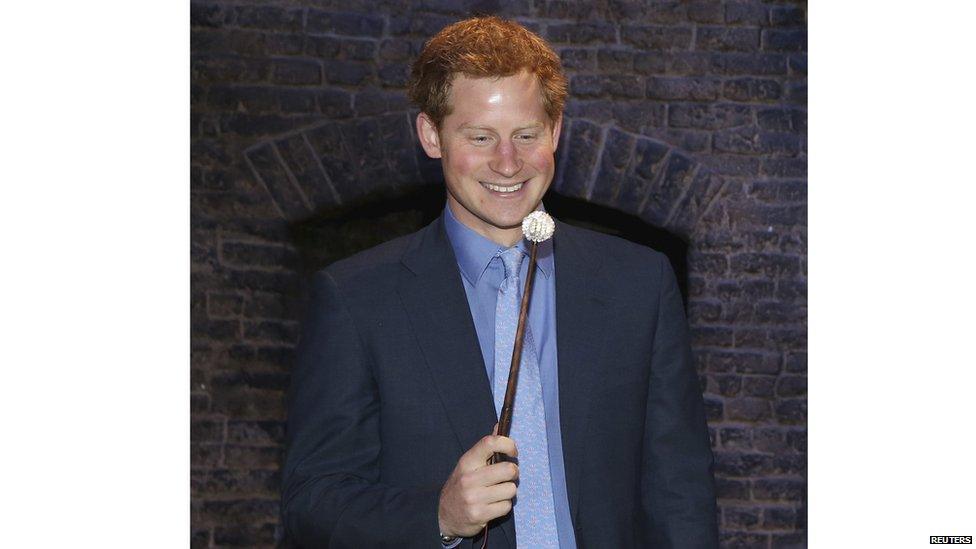 Prince Harry and Magic wand