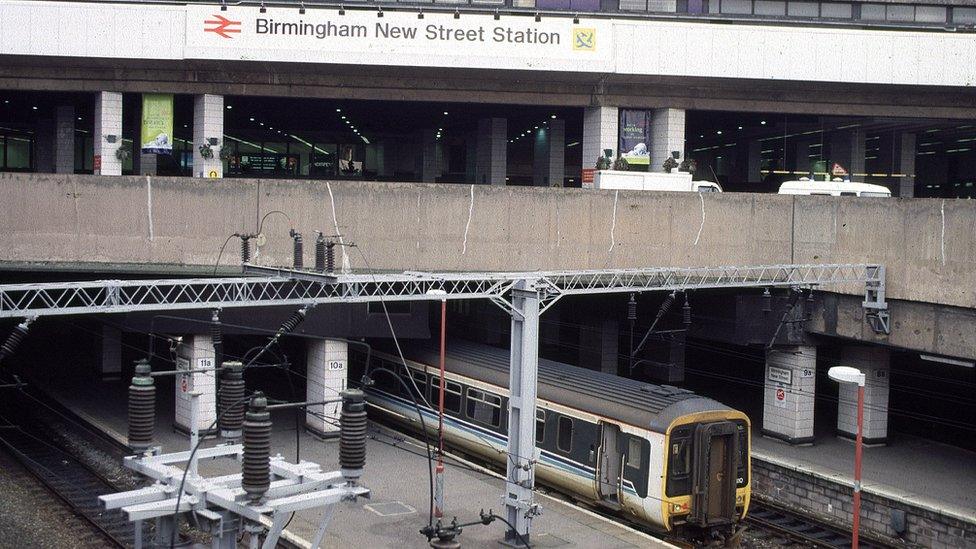 New Street station pictured in 1998