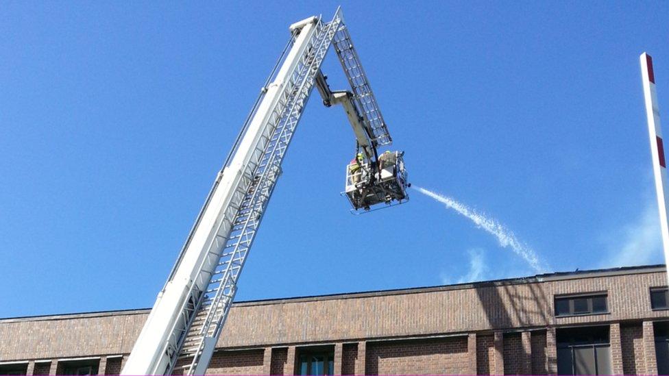 Fire at National Library in Aberystwyth