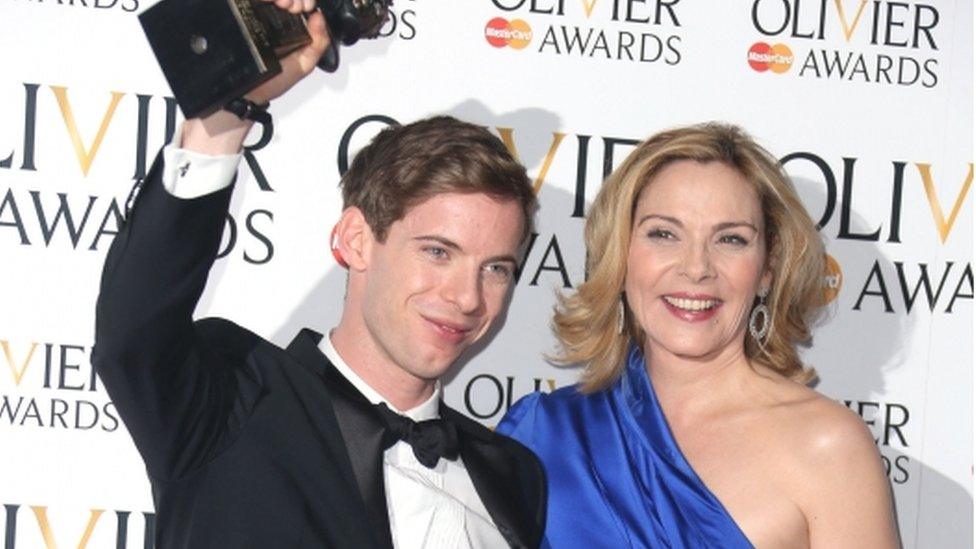 Luke Treadaway and Kim Cattrall