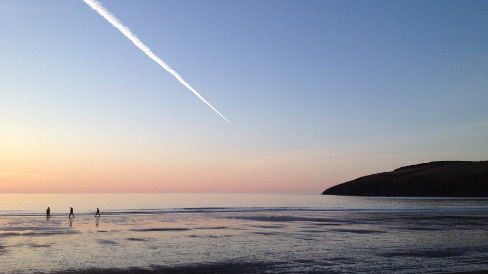 Newport beach, Pembrokeshire.