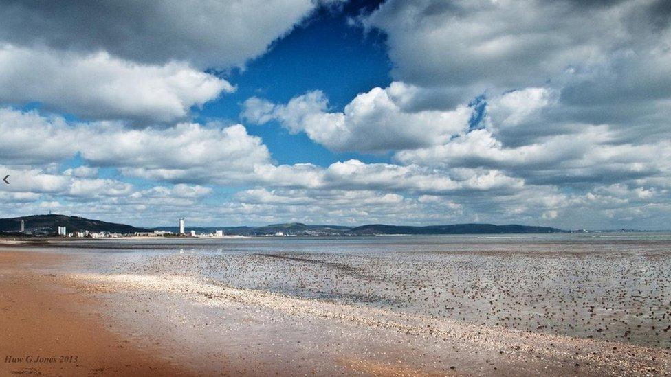 Swansea beach