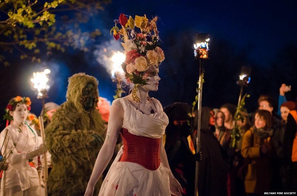 The May Queen and the Green Man