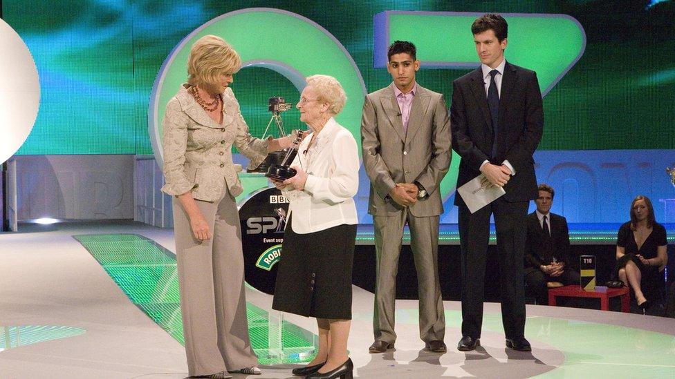 Sue Barker, Margaret Simons, Amir Khan, Tim Henman