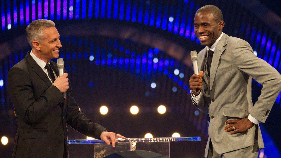 Gary Lineker and Fabrice Muamba