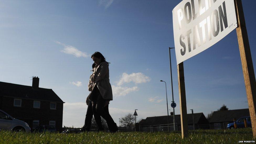 South Shields polling station