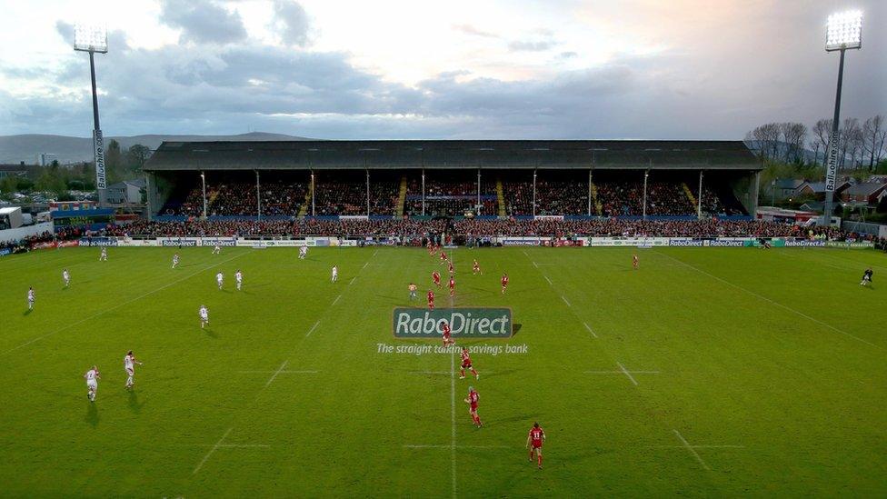 Ulster were playing in front of the famous old stand at Ravenhill for the final time