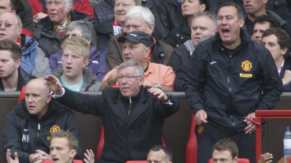 Manchester United manager Sir Alex Ferguson