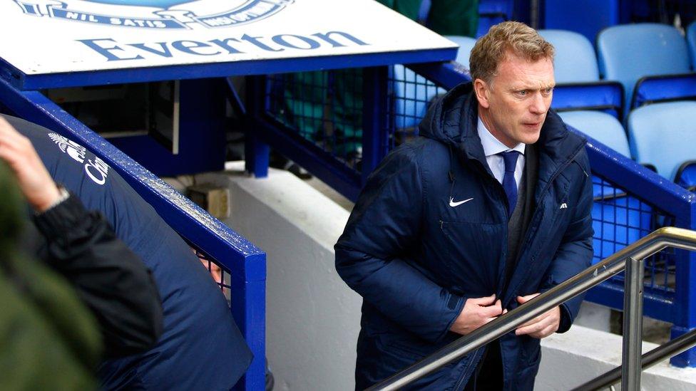 Everton manager David Moyes