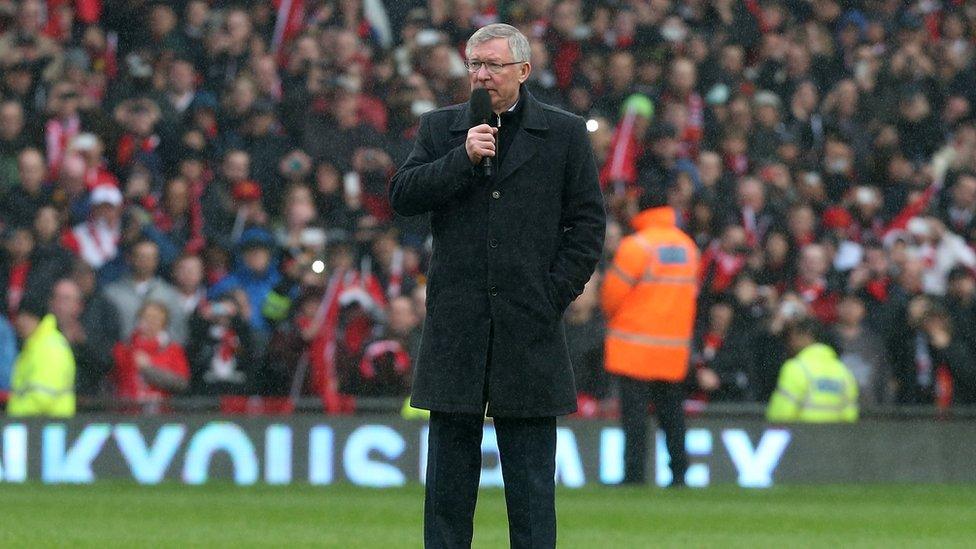 Manchester United manager Sir Alex Ferguson