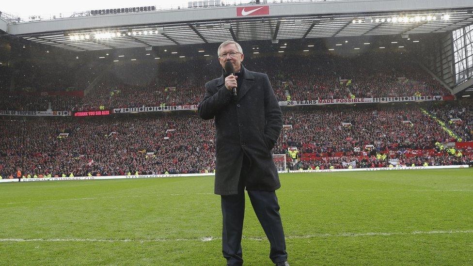 Manchester United manager Sir Alex Ferguson