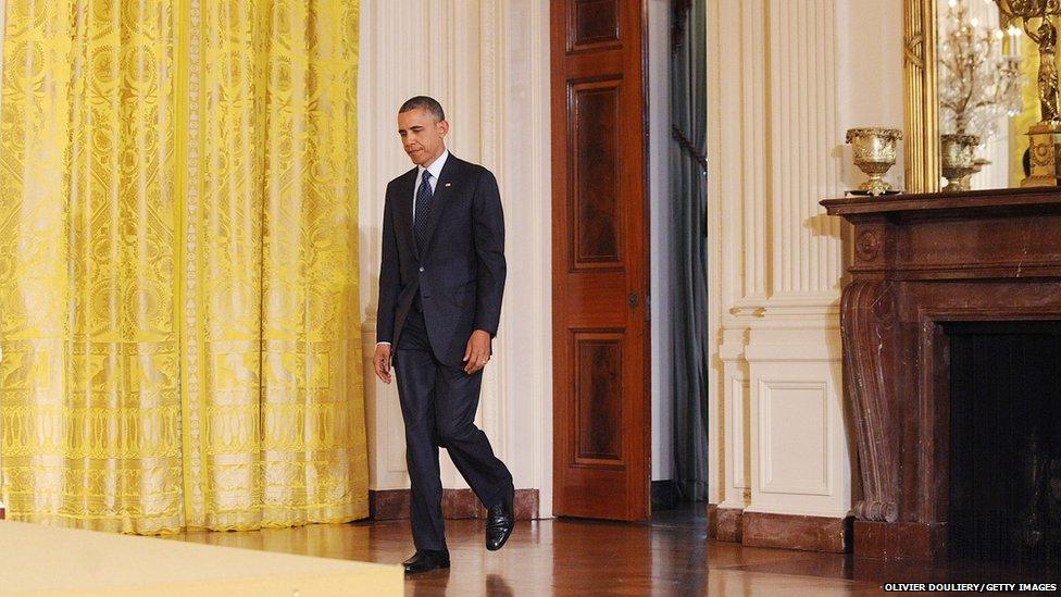 US President Barack Obama makes a statement at the White House on the situation regarding the Internal Revenue Service (15 May 2013)