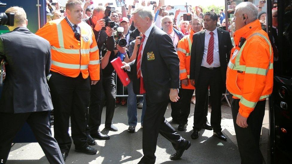 Manchester United manager Sir Alex Ferguson