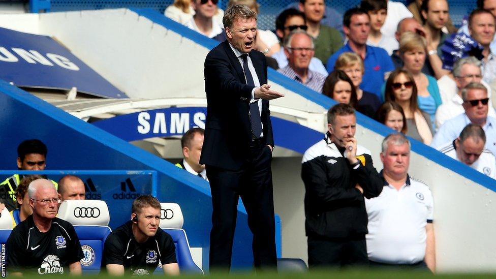 Everton manager David Moyes