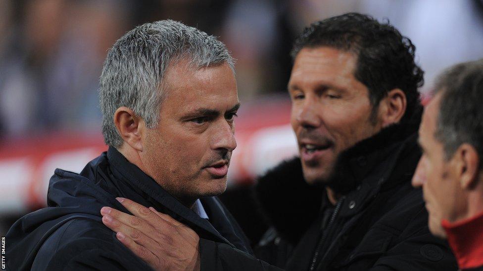 Jose Mourinho and Diego Simeone