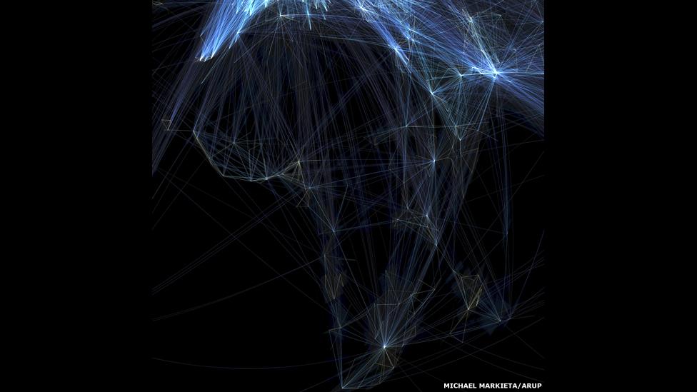 Global flights, Africa