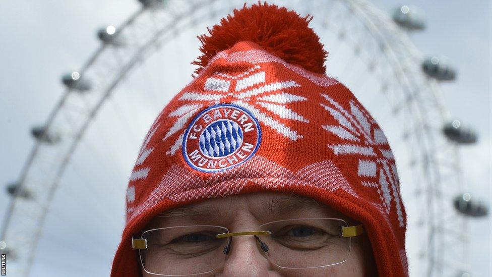 The London Eye Bayern Munich fan