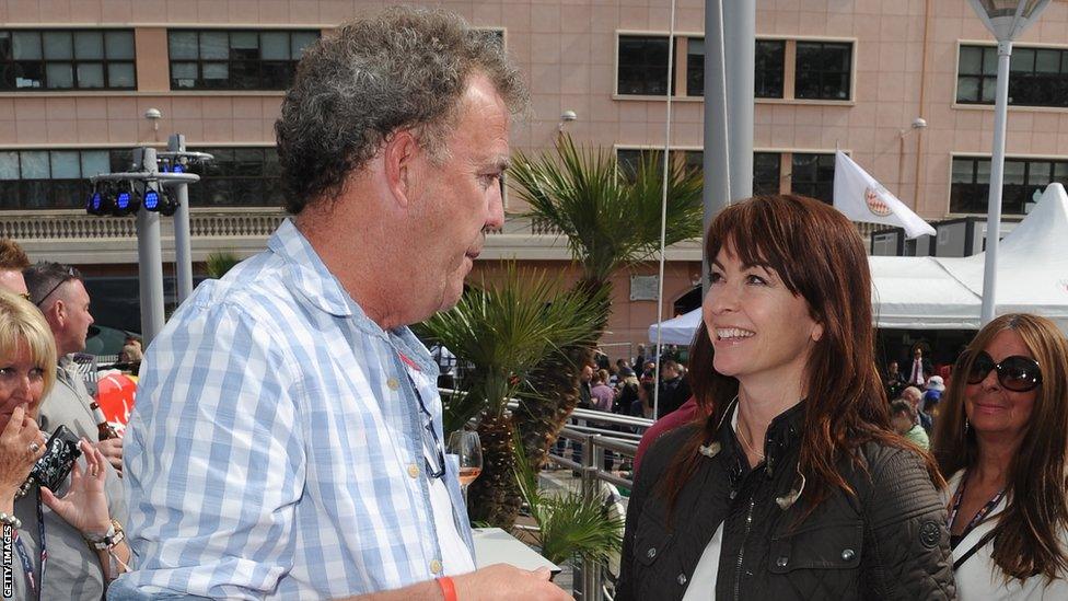 Jeremy Clarkson and Suzi Perry