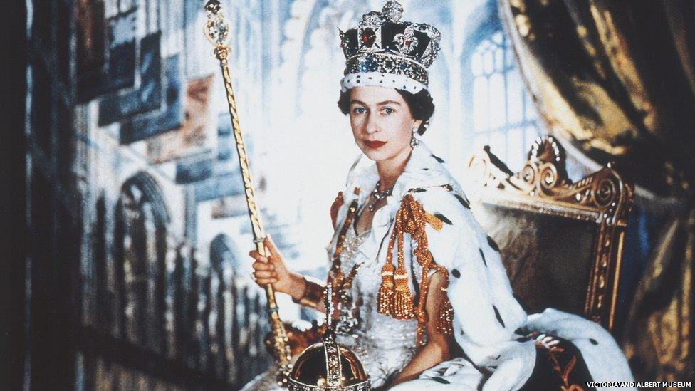 Coronation portrait of HM Queen Elizabeth II, 1953, Cecil Beaton