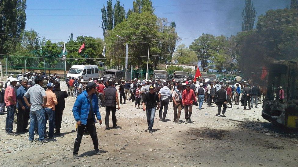 Kumtor protests in Kyrgyzstan, 31 May 2013