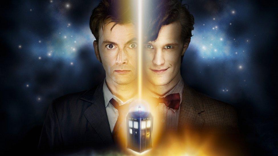 David Tennant and Matt Smith