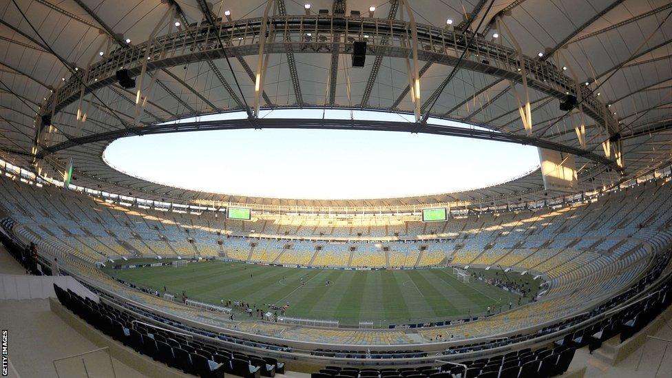 Inside the Maracana