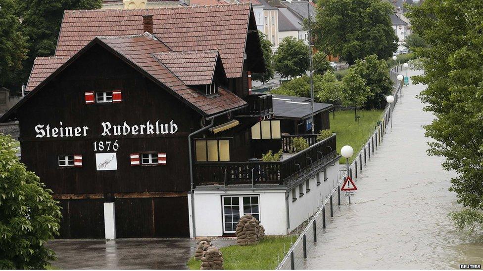 Austrian village of Stein-Krems on 4 June 2013