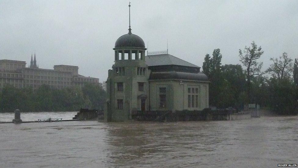 Prague floods: Roger Allen