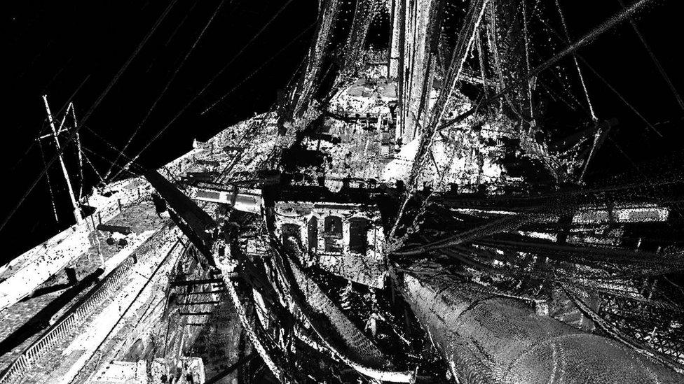 HMS Victory scan