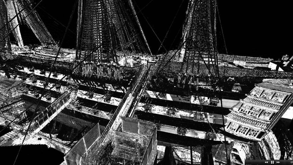 HMS Victory scan