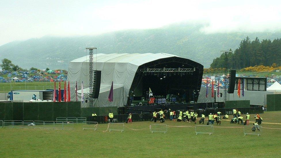 RockNess clean up on Saturday morning