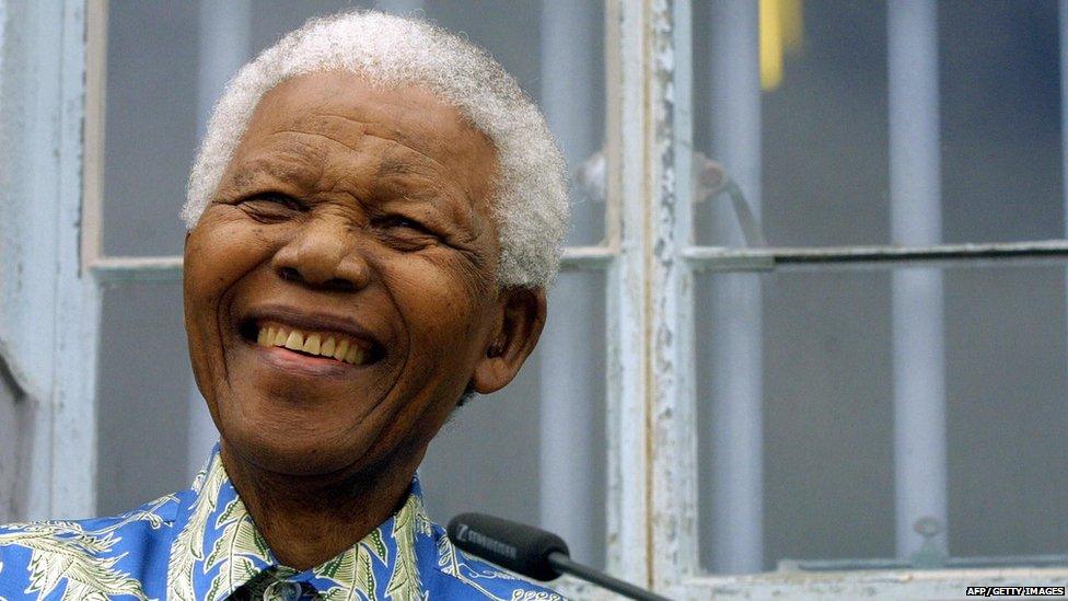 Nelson Mandela in 2003