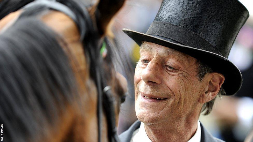 Sir Henry Cecil with Frankel