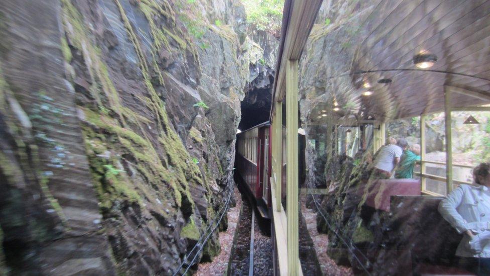 Welsh Highland Railway at the Aberglaslyn Pass