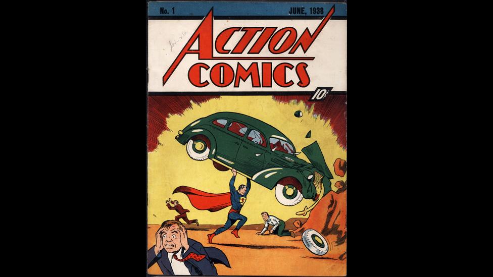 An original copy of Action Comics No 1